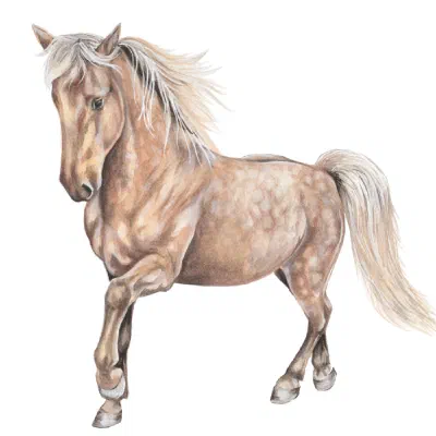 Custom watercolor pet portrait